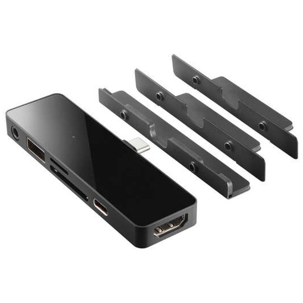 iPad / iPhone 15pmUSB-C IXX J[hXbg2 / HDMI / 3.5mm / USB-A / USB-CnUSB PDΉ 100W hbLOXe[V ubN LHB-PAPP6U3 [USB Power DeliveryΉ]