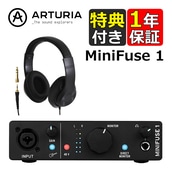Arturia MiniFuse 1 BK 1C/2AEg USB-C I[fBIC^[tFCX wbhz HP-CT1 Zbg
