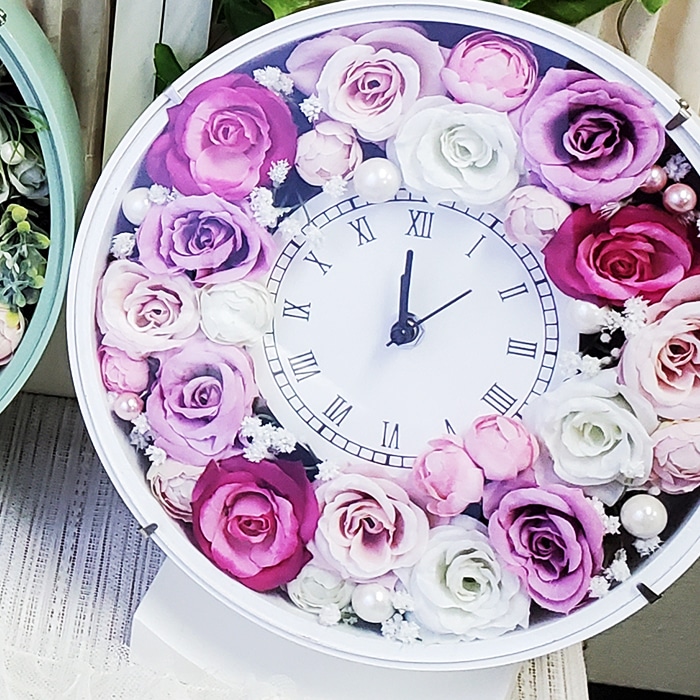 薔薇の花時計 ホワイト Fb 459 山形県高畠町 Jre Mallふるさと納税