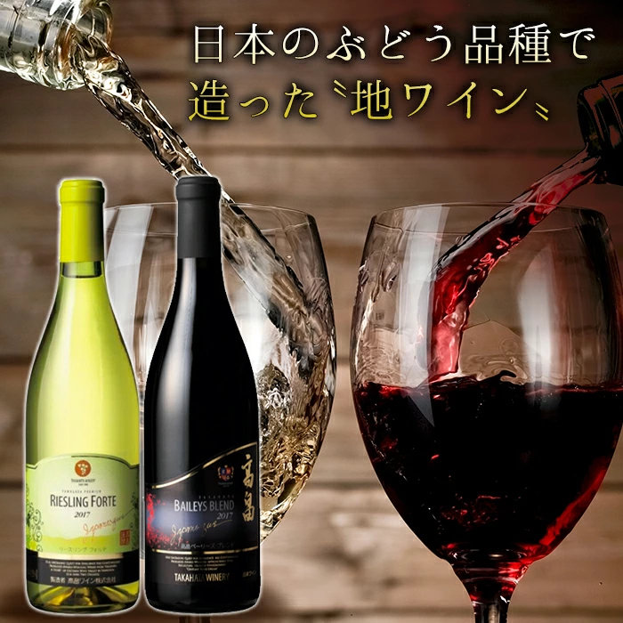 高畠ワイナリー「ジャパネスク」赤・白飲み比べセット 赤ワイン 白ワイン 高級 プレミアム ブランド 飲み比べ ワインセット 酒 自宅用 パーティー ギフト 山形 東北 高畠町 F20B-121