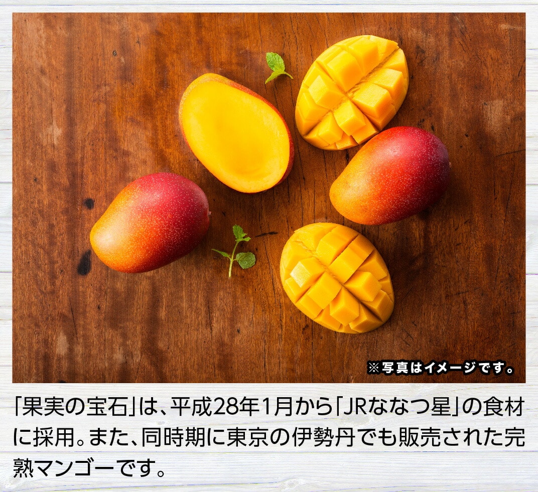 糖度１５度以上 完熟マンゴー 果実の宝石 ｌ ２玉 令和4年発送 宮崎県川南町 Jre Pointが 貯まる 使える Jre Mall