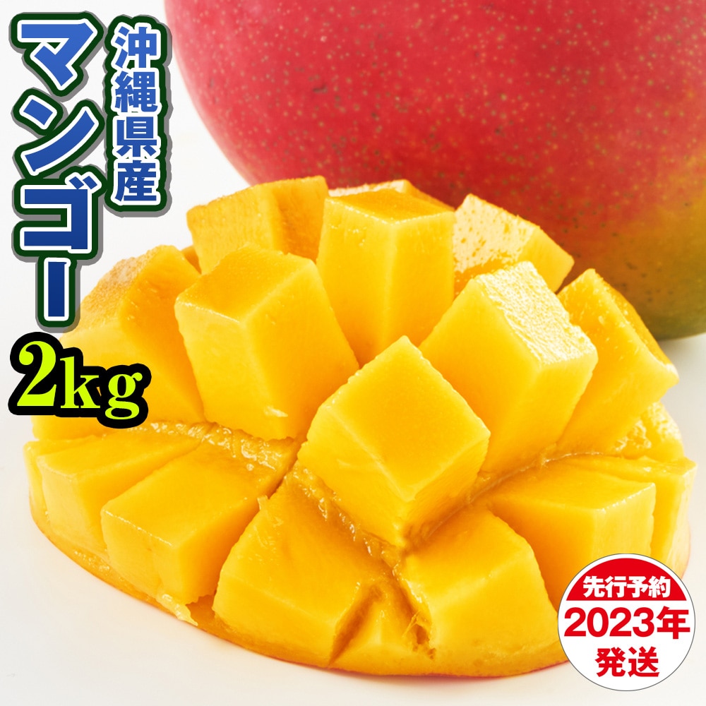 沖縄県産冷凍マンゴー2キロ　果物