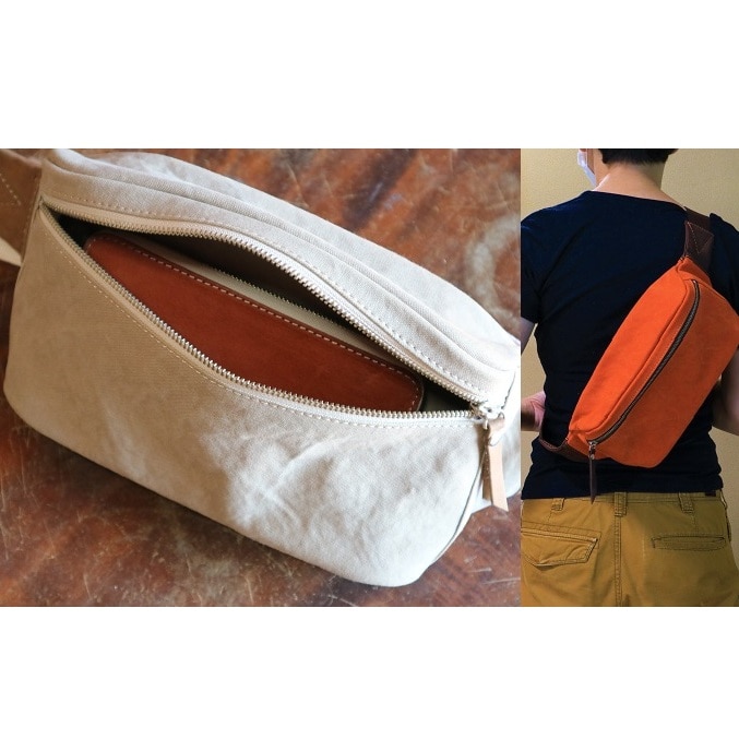 職人手作り直送 ボディバッグ Army Duck アーミーグリーン 富山県朝日町 Jre Pointが 貯まる 使える Jre Mall