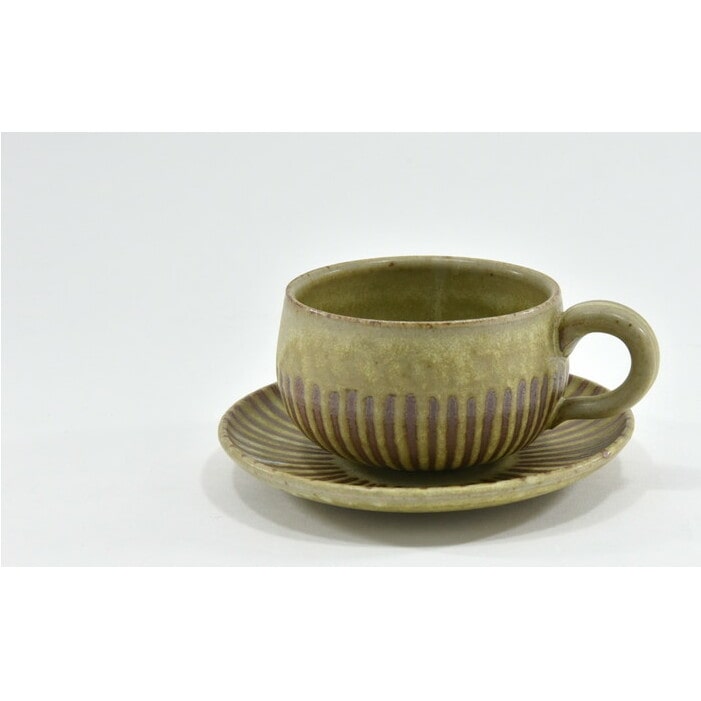 く日はお得 ふるさと納税 京都府宇治田原町 京焼 新羅釉木賊紋コーヒー碗 皿 黒 １セット その他キッチン 日用品 文具 Pathwaysfl Org