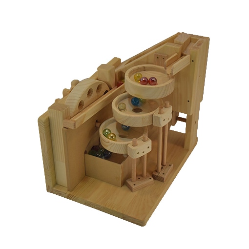 手作り木のおもちゃ ビー玉からくり 3連トルネード 愛知県日進市 Jre Pointが 貯まる 使える Jre Mall