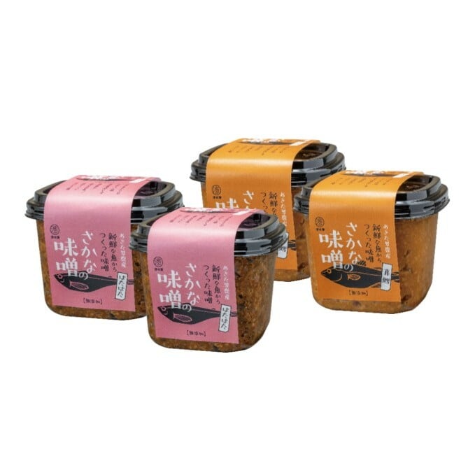 新鮮な魚からつくった味噌 さかな の 味噌 セット 渉水産 秋田県男鹿市 Jre Mallふるさと納税