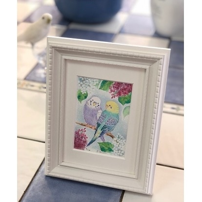 フレーム入り版画 インコとお花 絵本作家おまたたかこジークレー版画 神奈川県逗子市 Jre Pointが 貯まる 使える Jre Mall フレーム入り版画 インコとお花 絵本作家おまたたかこジークレー版画 神奈川県逗子市 Jre Pointが 貯まる 使える Jre Mall