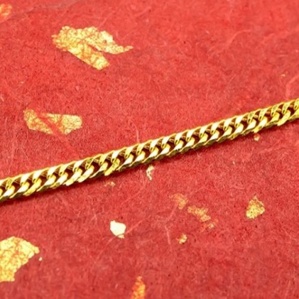 ネックレス 金 24金 喜平 純金 60cm 19g W喜平 6面カット 喜平チェーン