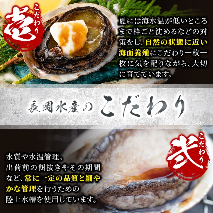 あわびバターステーキ 九州醤油味 4個入り Nagaoka 5 鹿児島県長島町 Jre Mallふるさと納税