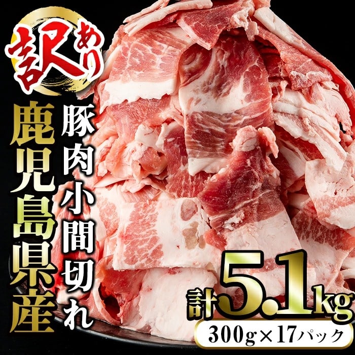 《訳あり》まつぼっくり　 豚小間切れセット5.1kg_matu-659