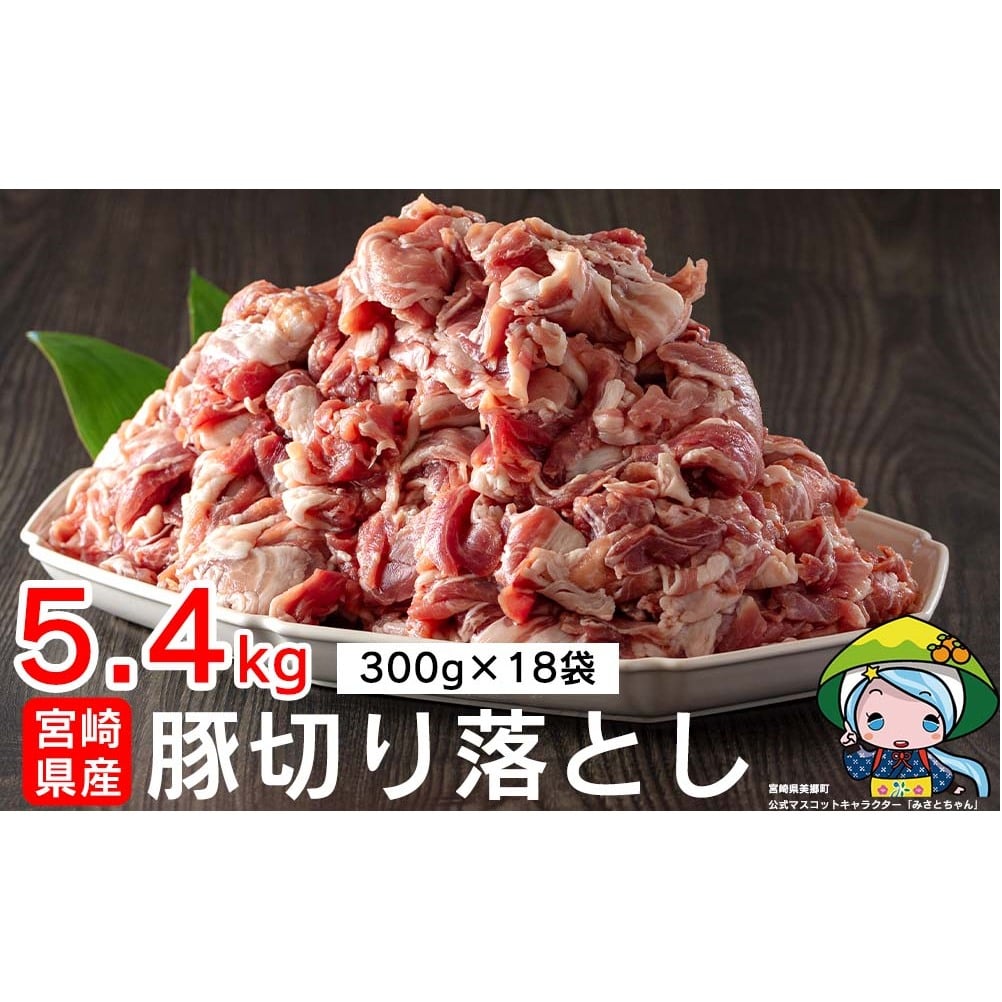 宮崎県産豚切り落とし5.4kg
