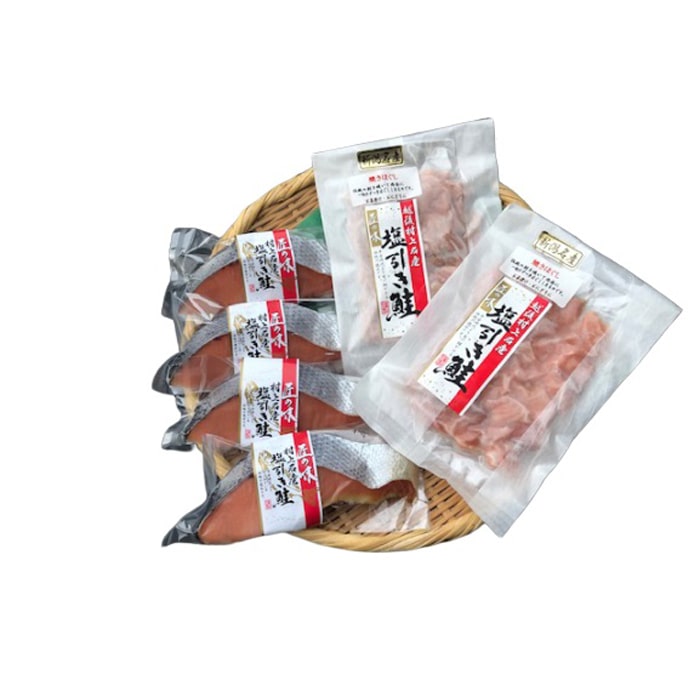 ふるさと納税　新潟県　村上名産塩引き鮭セット