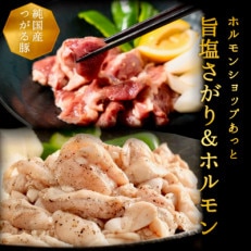 津軽豚の旨塩サガリ&ホルモンセット (900g)保存料・化学調味料無添加【1137990】