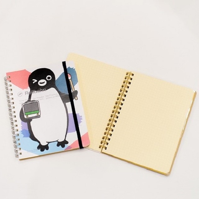 Suicaのペンギン　ロルバーン　ポケット付メモ　L（トレインとアート）