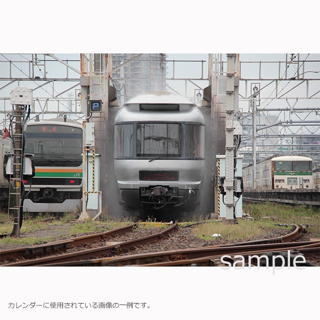 22jr東日本社員撮影カレンダー 尾久車両センター 尾久駅 はがきサイズ卓上タイプ Trainiart Jre Mall店 Jre Pointが 貯まる 使える Jre Mall