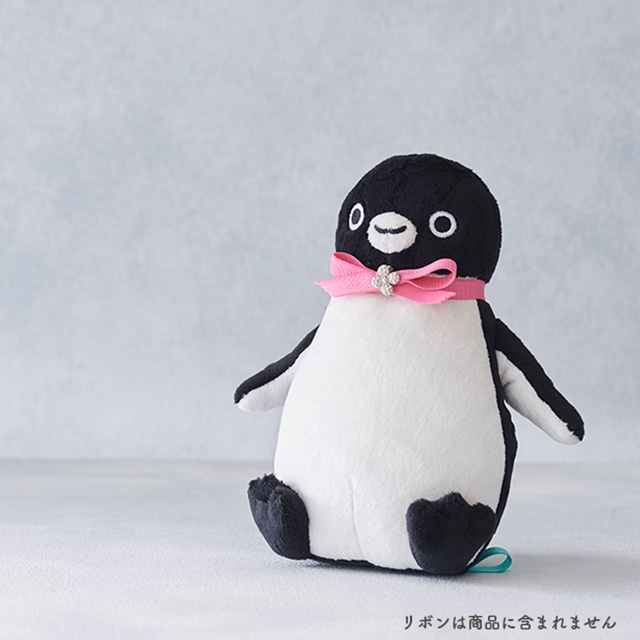 硬券マグネット付 Suicaのペンギン ぬいぐるみ 水玉スカーフ 赤 Trainiart Jre Mall店 Jre Mall