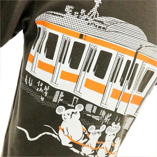 半袖Tシャツ 中央線×OJICO「電車ごっこ」 6Aサイズ（100~110cm 