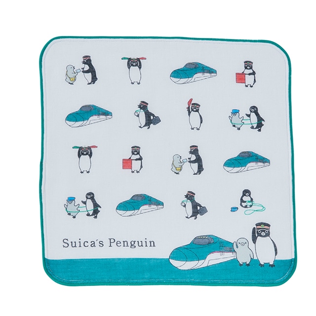Suicaのペンギン ガーゼタオル はやぶさ 鉄道シリーズ はやぶさ Trainiart Jre Mall店 Jre Pointが 貯まる 使える Jre Mall