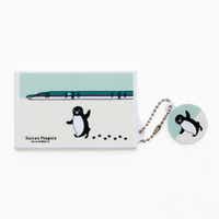Suicaのペンギン　カードケース（ペンギンとはやぶさ）