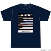 新幹線YEAR2022　Tシャツ（側面）L