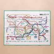 JR東日本 東京近郊路線図 レジャーシート2020