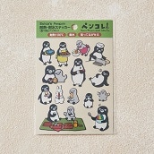 Suicaのペンギン　耐熱・耐水ステッカー（食べ物とペンギン）