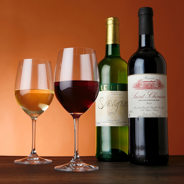 【35％OFF】フランスワイン　サンシニアン・ソーヴィニヨン赤白 各2本計4本セット　送料無料 【JRES】