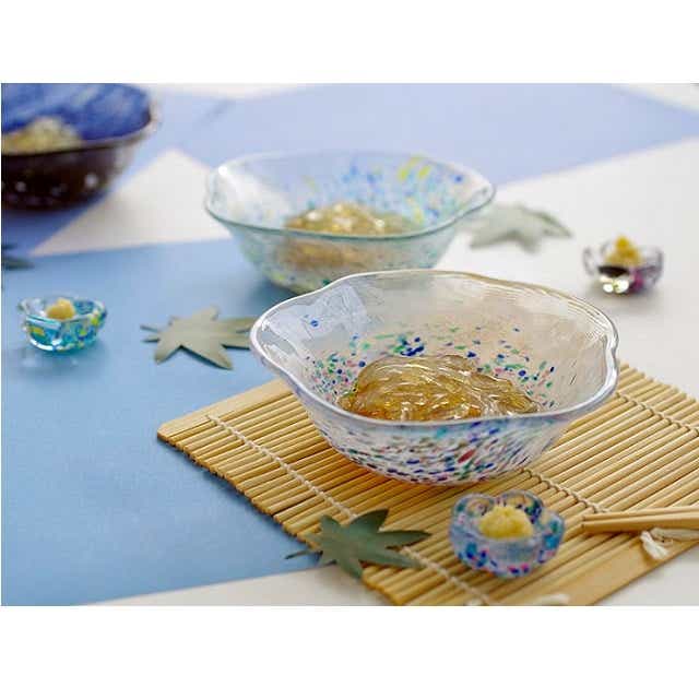 東京 下町でつくられた 100年の歴史を持つガラス 江戸硝子うきよシリーズ 花ボウル あられ あられ 暮らしなでしこ Jre Pointが 貯まる 使える Jre Mall