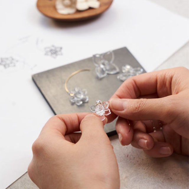 在庫限り Hario Lampwork Factory ネックレス ティアーズ 暮らしなでしこ Jre Pointが 貯まる 使える Jre Mall