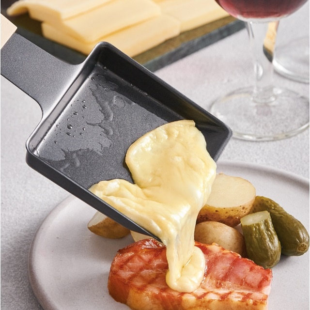 ＼おうちでとろ〜りチーズが楽しめる／レコルト ラクレット＆フォンデュメーカーメルト　ベージュ