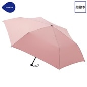 【在庫限り】ＦＬＯＡＴＵＳ　超撥水傘無地　折りたたみ傘　ピーチ