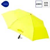 【在庫限り】ＦＬＯＡＴＵＳ　超撥水傘無地　自動開閉折りたたみ傘　レモンイエロー