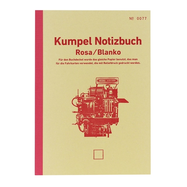 Kumpel B6ノート Notizbuch ピンク 無地 ピンク General Store Railyard Jre Pointが 貯まる 使える Jre Mall