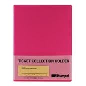 【kumpel】チケットコレクションホルダー（ピンク）