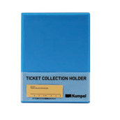 【kumpel】チケットコレクションホルダー（ブルー）