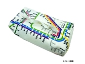 【数量限定】日本国有鉄道 国電案内図 コンテナ ティッシュボックスカバー