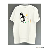【硬券マグネット付】【Suicaのペンギン】SuicaのペンギンオリジナルTシャツ(春柄)≪XL≫