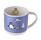 【硬券マグネット付】【Suicaのペンギン】Suicaのペンギンオリジナルマグカップ(お月見)