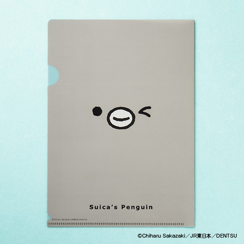 ネコポス配送【Suicaのペンギン】オリジナルクリアファイルA5サイズ(2種類各1枚)