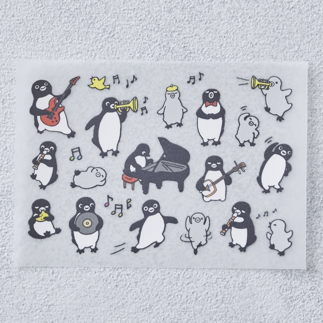 Suicaのペンギン 布用転写ステッカー・音楽