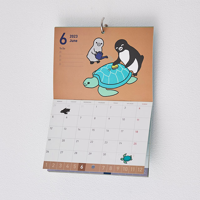 Suicaのペンギン 壁かけカレンダー 2023