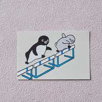 Suicaのペンギン ポストカード（ジャンプ！）