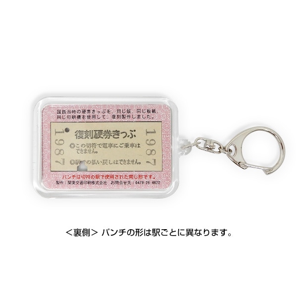 公式ショップ】 #1394 北新地駅 ＪR東西線 本物の未使用硬券入場券キーホルダー 平成22年2月22日 