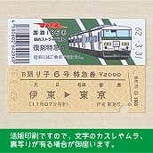 【185-A】国鉄１８５系踊り子６号（忙）　復刻特急券　伊東→東京