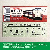 【183-A】国鉄１８３系すいごう２号　復刻特急券　佐原→東京