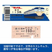 【113-A】国鉄復刻乗車券　横須賀線・総武快速線　新川崎　113系
