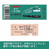 【103貫通-F】国鉄復刻乗車券　常磐線　上野　103系（扉）