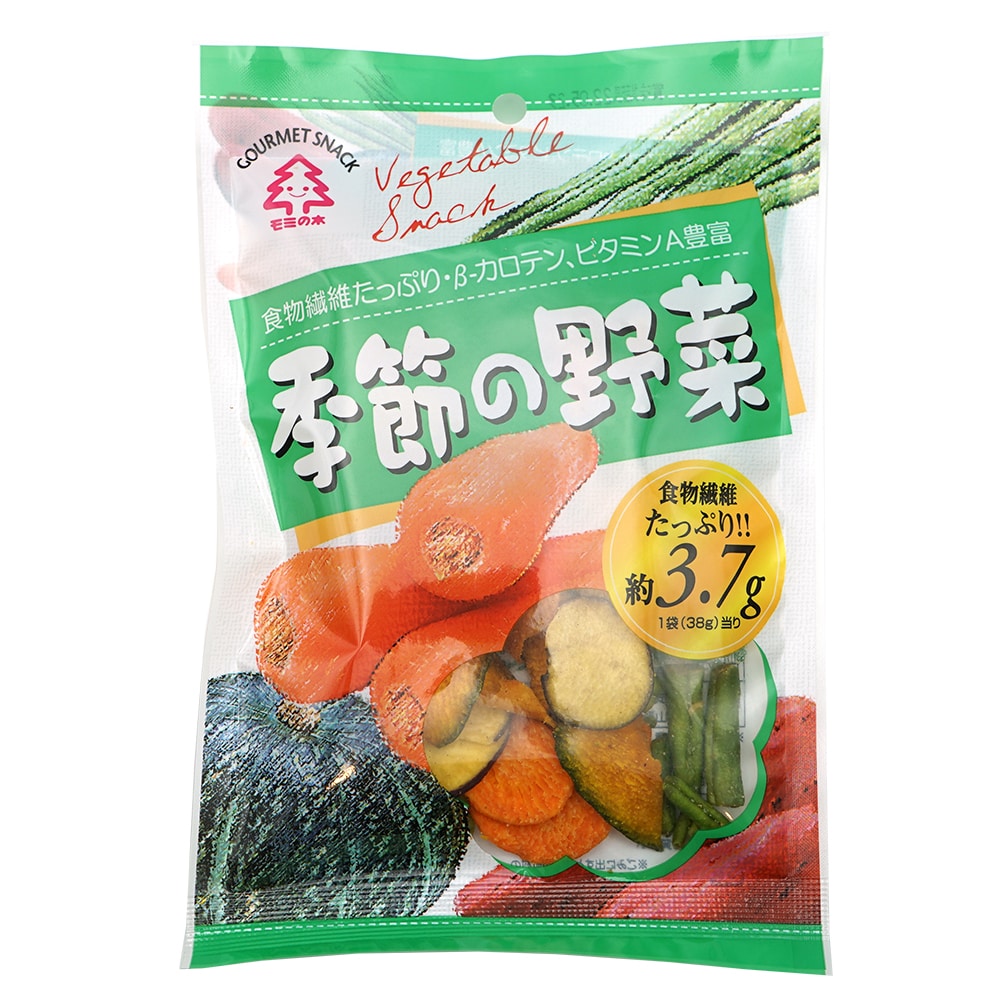 モミの木 季節の野菜38g×30袋 送料無料（沖縄・離島を除く） おやつ お菓子 野菜チップス