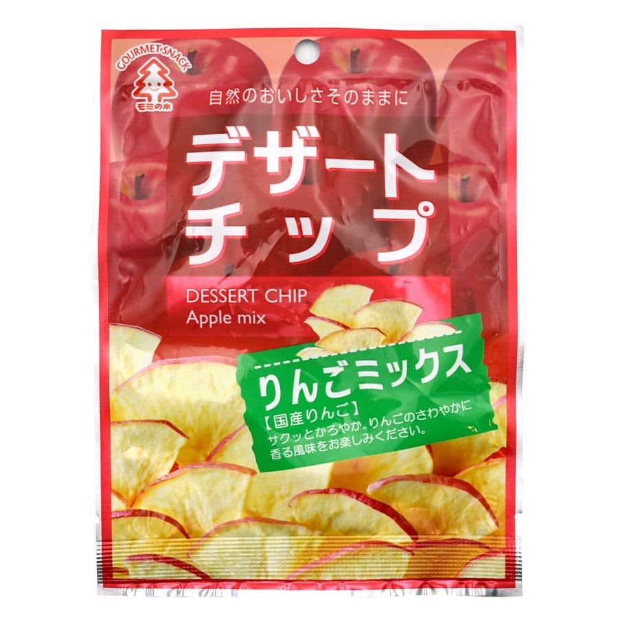 モミの木 デザートチップ りんごミックス×12袋 送料無料(沖縄・離島を除く) おやつ お菓子 フルーツチップス ドライフルーツ