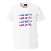 【粟島支援】AWESOME AWASHIMA Tシャツ WH XL